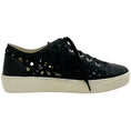 Load image into Gallery viewer, Chanel Black Leather Floral Eyelet Sneakers