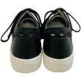 Load image into Gallery viewer, Chanel Black Leather Floral Eyelet Sneakers