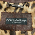 Load image into Gallery viewer, Dolce & Gabbana Brown Distressed Lambskin Leather Cropped Zip Front Jacket
