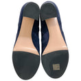 Load image into Gallery viewer, Gianvito Rossi Blue Denim Suede Portree Platform Booties