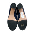 Load image into Gallery viewer, Gianvito Rossi Blue Denim Suede Portree Platform Booties