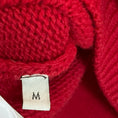 Load image into Gallery viewer, Gucci Red UFO Intarsia Graphic Print Wool Knit Pullover Sweater