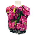 Load image into Gallery viewer, Dries van Noten Fuchsia Multi Harada Floral Sleeveless Silk Top