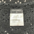 Load image into Gallery viewer, Chanel Black Silk Open Knit Cardigan