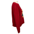 Load image into Gallery viewer, Gucci Red UFO Intarsia Graphic Print Wool Knit Pullover Sweater