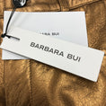 Load image into Gallery viewer, Barbara Bui Copper Metallic Lambskin Leather Pants