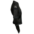 Load image into Gallery viewer, Dsquared2 Black Zip Front Leather Jacket with Fabric Trim