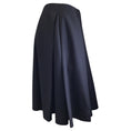 Load image into Gallery viewer, Alexandre Blanc Black / Ivory Pleated Wool Skirt