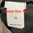 Load image into Gallery viewer, Brunello Cucinelli Grey / Brown / Black Houndstooth Double Breasted Jacket and Tapered Trousers Suit Set