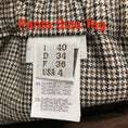 Load image into Gallery viewer, Brunello Cucinelli Grey / Brown / Black Houndstooth Double Breasted Jacket and Tapered Trousers Suit Set