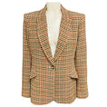 Load image into Gallery viewer, L'Agence Tan / Brown Multi Houndstooth Chamberlain Blazer