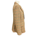 Load image into Gallery viewer, L'Agence Tan / Brown Multi Houndstooth Chamberlain Blazer