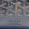 Load image into Gallery viewer, Goyard Navy Blue Goyardine Petit Flot Bucket Bag PM