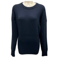 Load image into Gallery viewer, Loewe Navy Blue Marino Dropped Shoulder Knitted Jumper