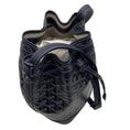 Load image into Gallery viewer, Goyard Navy Blue Goyardine Petit Flot Bucket Bag PM