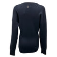 Load image into Gallery viewer, Loewe Navy Blue Marino Dropped Shoulder Knitted Jumper
