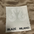 Load image into Gallery viewer, Blaze Milano Blue Double Breasted Velvet Everynight Blazer