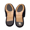 Load image into Gallery viewer, Gucci Black / Beige GG Logo Shearling Slippers
