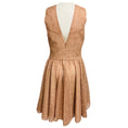 Load image into Gallery viewer, Alaia Nude Tulle Macrame Sleeveless Cocktail Dress