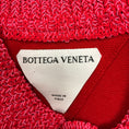 Load image into Gallery viewer, Bottega Veneta Red 2021 Ribbed Knit Trimmed Cotton Pique Polo Shirt