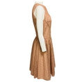 Load image into Gallery viewer, Alaia Nude Tulle Macrame Sleeveless Cocktail Dress