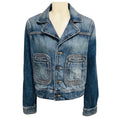 Load image into Gallery viewer, Nili Lotan Blue Simon Wash Patch Pocket Georgy Denim Jacket
