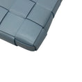 Load image into Gallery viewer, Bottega Veneta Light Blue Intrecciato Leather Snap Clutch Bag