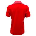 Load image into Gallery viewer, Bottega Veneta Red 2021 Ribbed Knit Trimmed Cotton Pique Polo Shirt