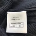Load image into Gallery viewer, Chanel Black Short Sleeved Ribbed Knit Cotton Sweater