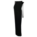 Load image into Gallery viewer, Loewe Black Belted Tailored Wool Trousers