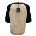 Load image into Gallery viewer, St. John Camel Caviar Spring Wool Knit Sweater