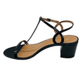 Load image into Gallery viewer, Aquazzura Black Patent Leather T-Strap Sandals