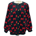 Load image into Gallery viewer, Gucci Black / Red Tweed Oversized Bomber Jacket