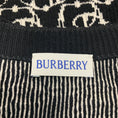 Load image into Gallery viewer, Burberry Black / White B Charm Cardigan