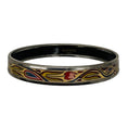 Load image into Gallery viewer, Hermes Cream Multi Printed Enamel Bangle Bracelet