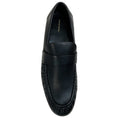 Load image into Gallery viewer, Mansur Gavriel Black Leather Ruched Loafers