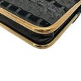 Load image into Gallery viewer, Chloe Black Leather / Suede / Snake Woven Clutch