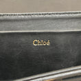 Load image into Gallery viewer, Chloe Black Leather / Suede / Snake Woven Clutch