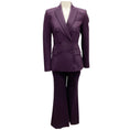Load image into Gallery viewer, Altuzarra Aubergine Indiana Blazer and Fossett Pants Suit Set