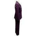 Load image into Gallery viewer, Altuzarra Aubergine Indiana Blazer and Fossett Pants Suit Set
