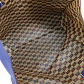 Load image into Gallery viewer, Moreau Paris Purple Calfskin Leather Brégancon Reversible Tote
