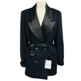 Load image into Gallery viewer, Callas Navy Vittoria Relaxed Double Breasted Tuxedo Jacket