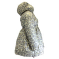 Load image into Gallery viewer, Sacai Green Leopard Printed Hooded Puffer Coat