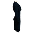 Load image into Gallery viewer, Chloe Abyss Blue Double Breasted Wool and Cashmere Coat with Wool Knit Sleeves