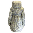 Load image into Gallery viewer, Sacai Green Leopard Printed Hooded Puffer Coat
