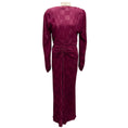 Load image into Gallery viewer, Saloni Dark Berry Checkerboard Jacquard Marta-B Dress