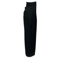 Load image into Gallery viewer, Alexander McQueen Black High Waisted Wide Leg Pants