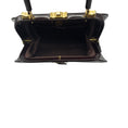Load image into Gallery viewer, Judith Leiber Brown Leather Top Handle Bag