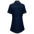 Load image into Gallery viewer, Louis Vuitton Blue Denim Zip Front Dress