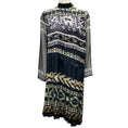 Load image into Gallery viewer, Sacai Black Multi Pleated Fairisle Print Chiffon Dress